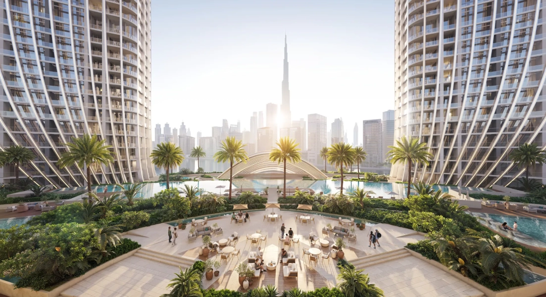 binghatti skyrise apartment business bay dubai artificial beach