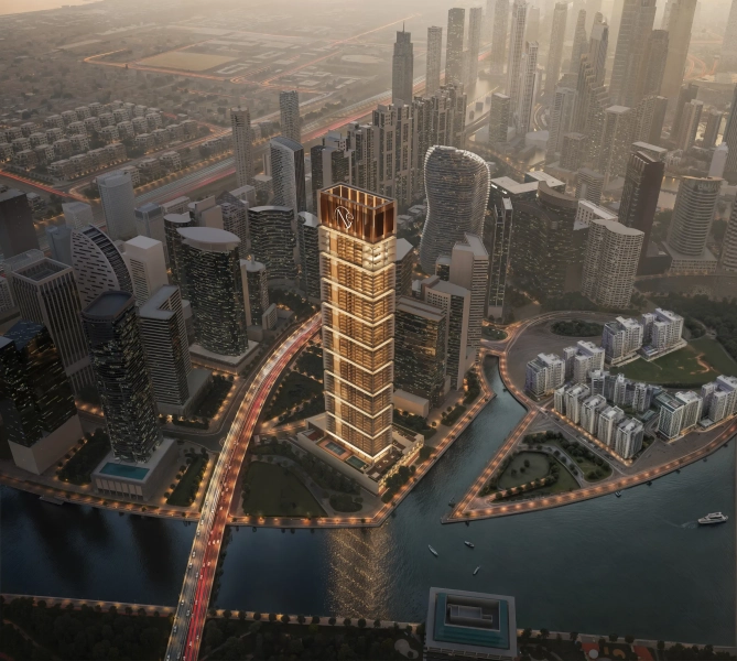 one by binghatti royal suite business bay dubai canal view apartment